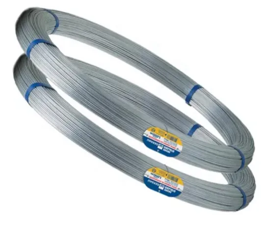 Current Market Price of HDG Steel Wire with Specifications 17/15 and 16/14 in Oval Galvanized Form
