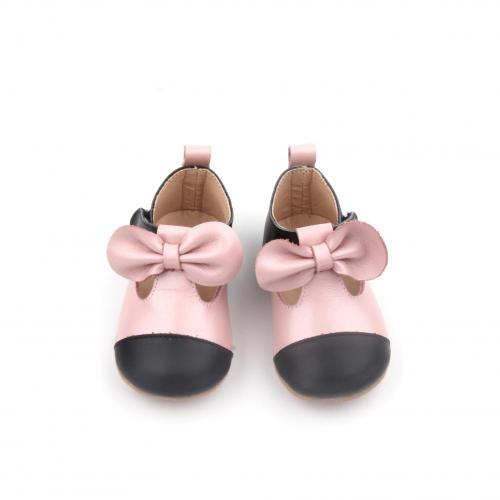 baby party shoes Soft Leather Baby Toddler Tbar Ballet Shoes Factory