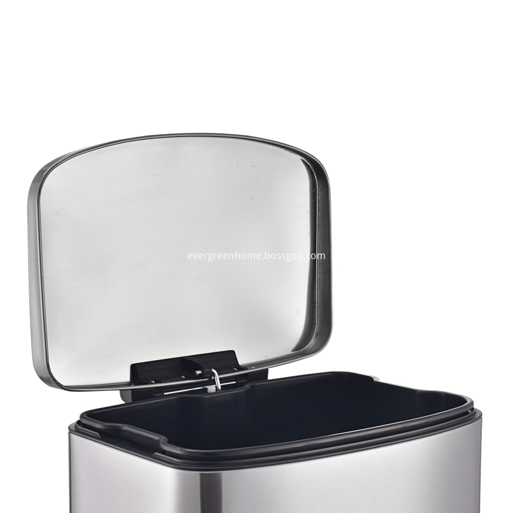 stainless steel Rectangle dustbin