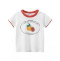 T-shirt a maniche corte per bambini con disegno di frutta