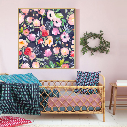 Flowers Wall Decor for Living Room Dinning Room