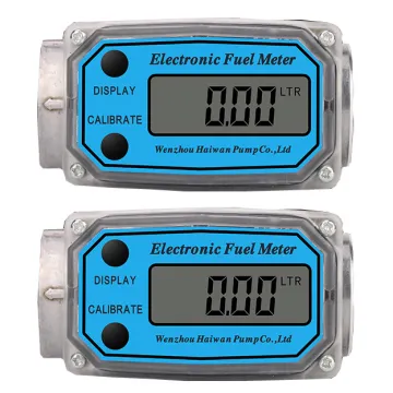 Digital Flow Meter Pulser Turbine Flowmeter with High Precision for Oil Diesel Fuel Water Electronic Flow Meter with LCD Display