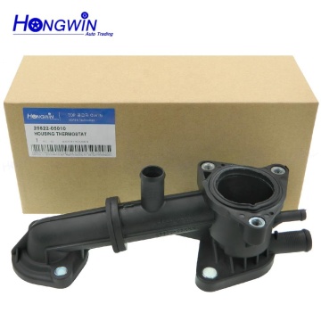 Alloggiamento del termostato di liquido di raffreddamento a motore autentico - Adatta Hyundai Atos, Accent, Lupo V, 2562205010