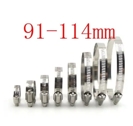 industrial stainless steel pipe repair heavy duty hose hoop/clamps