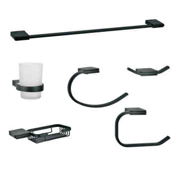 Black Bathroom Accessories Ceramic Bathroom Accessories Sets