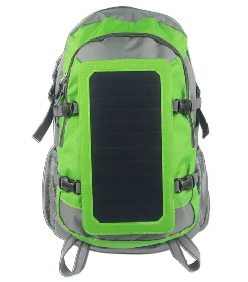 Travelling Solar Bag Solar Backpack with 6.5W Solar Panel