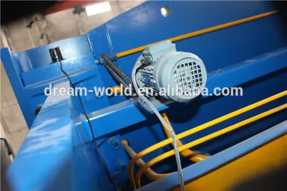 AWADA qc11k guillotine shearing machine price of shearing machines hydraulic 12mm