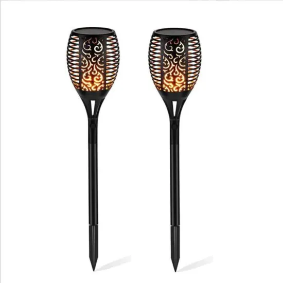 Realistic Dancing Flames Solar Torch Light with 36 LED Mini Torch Lights - Flame Effect Lamp