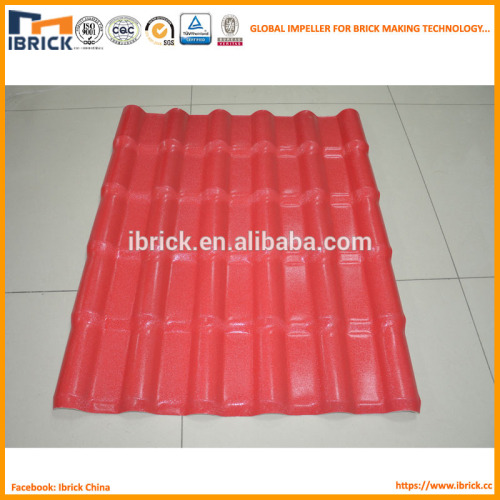 Corrugated tile roof synthetic resin roof tile