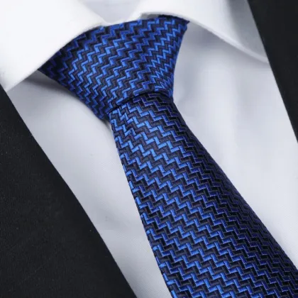 Patterned Fashion Peplum Tie for Wedding Groom Formal Wear