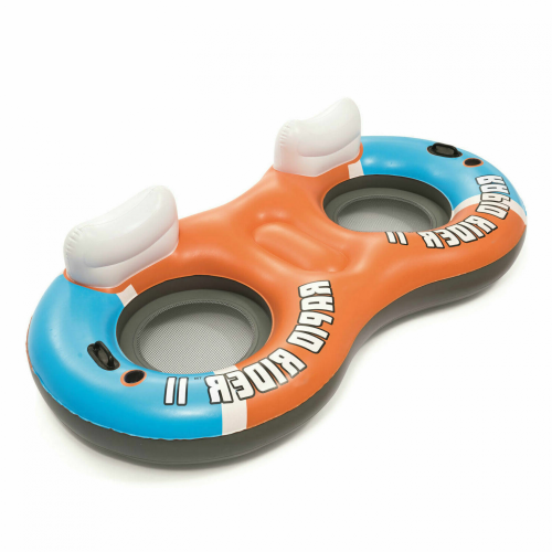 Double Round Rafting Float Inflatable River Tube