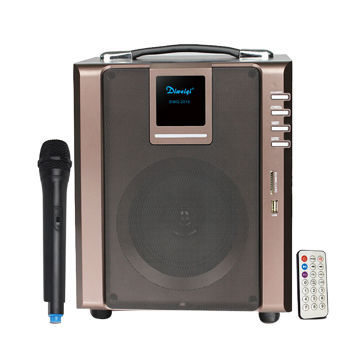 Wireless portable speakers with USB/SD/FM/remote/shoulder belt