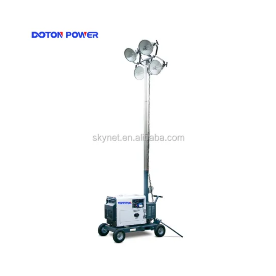 Portable Diesel Lighting Tower For Construction