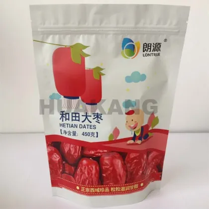 450g hetian dates packaging bag with ziplock