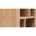 Elory moderno armario vertical de madera de fresno