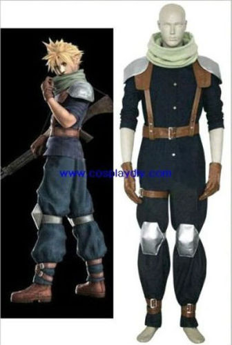 design custom made Final Fantasy VII 7 Crisis Core Cloud Strife Cosplay Costume