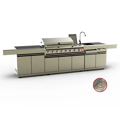 Manufacturer Outdoor Commercial Barbecue Stainless Steel Grill