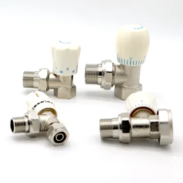 Brass radiator drain valve water pressure thermostatic radiator valve