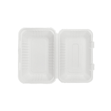 Cajas de alimentos desechables para llevar envases para envases recipientes de bagazo