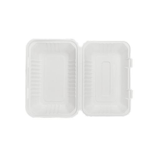 Caixas de alimentos descartáveis ​​Takeaway Packaging Bagasse Bagasse