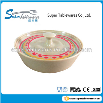 Melamine Plastic Cheap Rice Salad Bowl with Lid