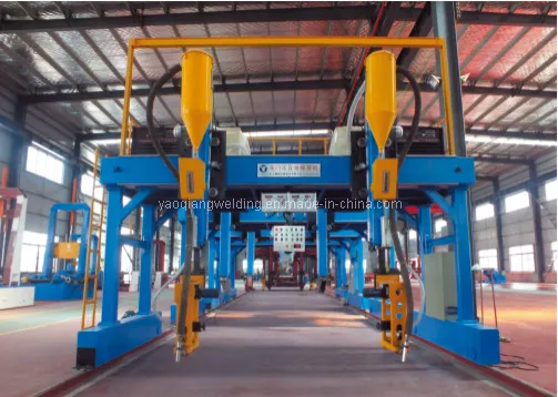 Lha-4000 H-Beam Welding Line/ Automatic Two Heads Welding Equipment