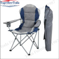 Outdoor camping Oxford cloth recliner camping chair