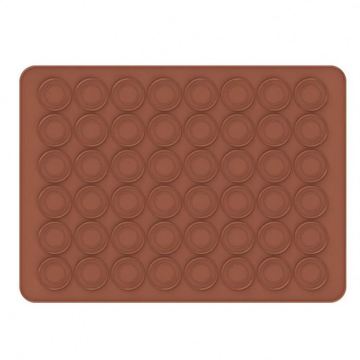 48 buche riutilizzabili macaron tappetino stampo silicone per torte, dessert, cioccolato e biscotti