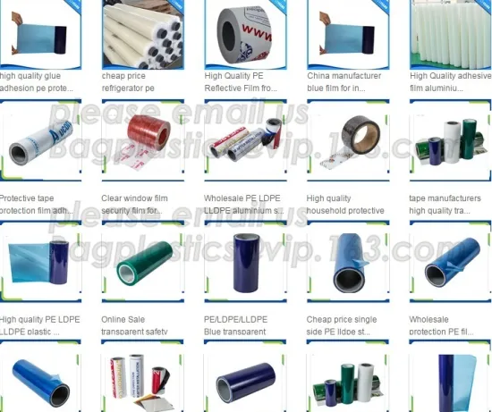 Clear Professional Marble PE Plastic Protective Films/Foils/Tapes Rolls, Self Adhesive Protective Film For Plastic Panel, tempor