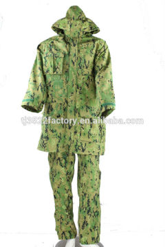 Singapore army military camouflage raincoat suit