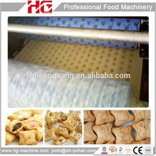 Stainless steel full automatic center filling biscuit making machine