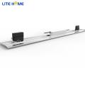 éclairage sur rail led noir dimmable