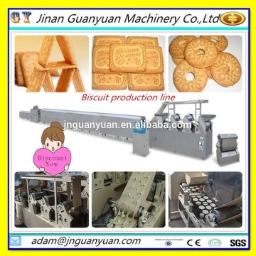 Automatic CE China manufactory biscuit process machine/cream core filling biscuit machine