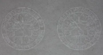 security banknote / cheque paper with custom watermark