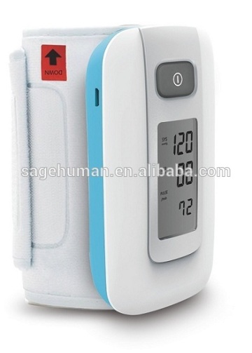 Integrated best arm bp monitors with high memory/average/IHB checking/wearable