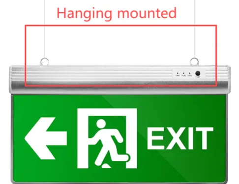 LED Emergency Exit Sign FAT-BLZD-1LRH