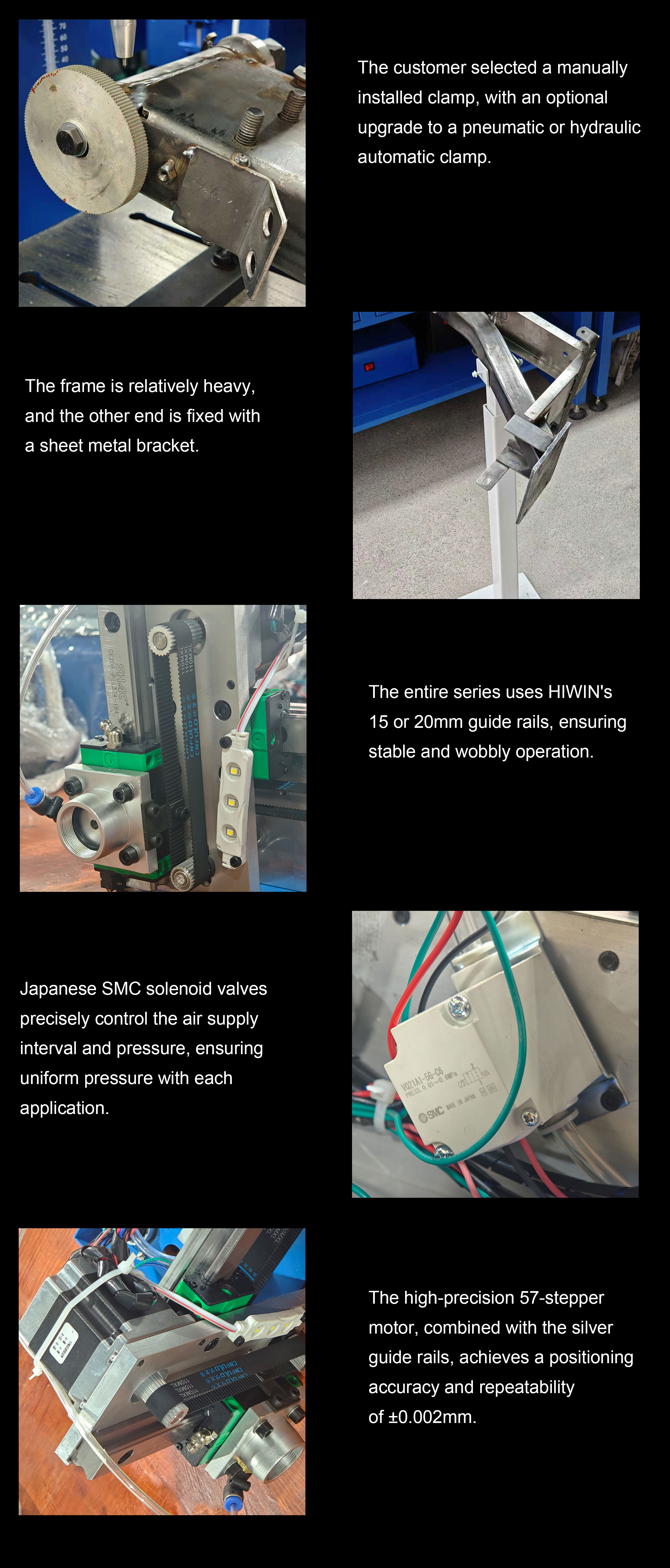 Three-wheeled Motorcycle Chassis Frame VIN Dot Peen Marking Machine 140x80mm B01