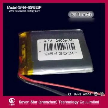 Hot sales Polymer lithium battery with  2400mAh