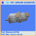 Pompa ad ingranaggi 705-51-20140 per parti di pale gommate kasatsu WA300-1