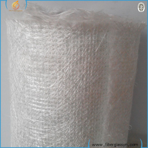 E-glass fiber stitched mat for filament winding process