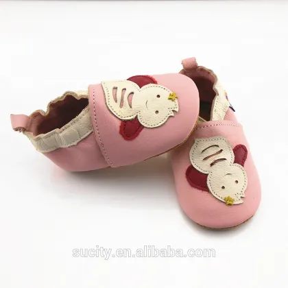 sweet soft sole leather baby shoes bees design baby leather moccasins
