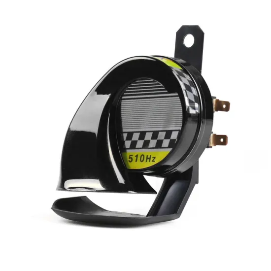 Universal 12V DC Waterproof Snail Air Horn: 130dB, 510Hz Siren for Car, Truck, and Motorbike