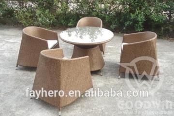 GW3118 Garden furniture rattan dining set Goodwin zhongshan factory direct wholesale