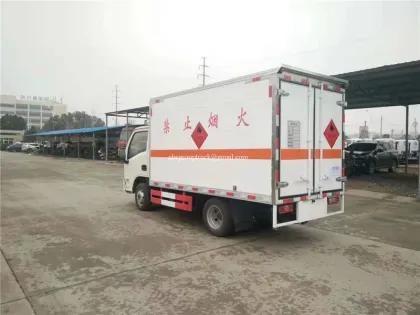 No Fire Truck Dangerous Goods Transport Van Truck