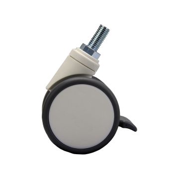 Hot Selling 5-in-12 Pack of 25mm Dual Axle TPR Casters for Hospital Wheel Applications