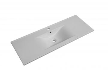 Thin Edge Integrated Ceramic Basin