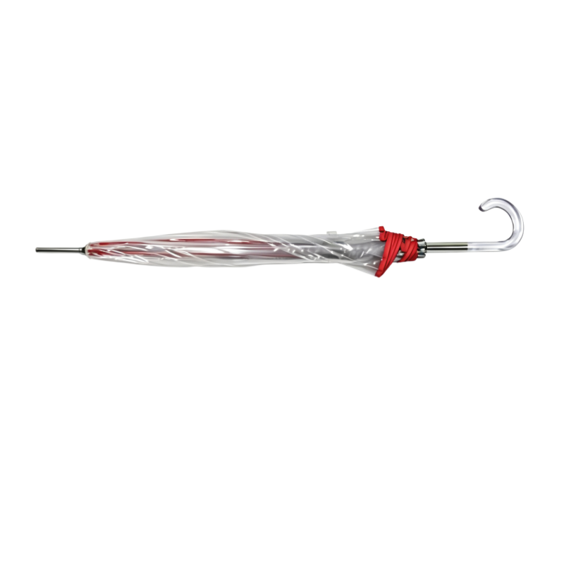 Hook Handle Clear Long Umbrella