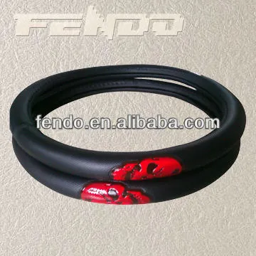 genuine leather steering wheel cover