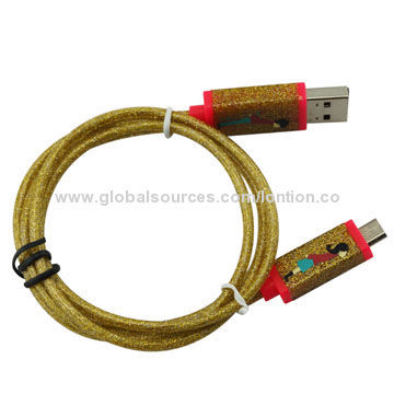 2014 Multi-color LED Lightning Cable for iPhone, OEM Accepted