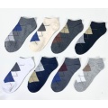 Plain crew men's socks